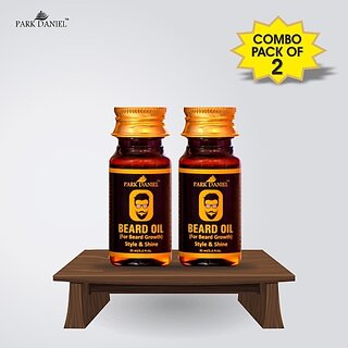                       PARK DANIEL Beard Oil Combo pack(2 No.35 ml) Bottles Hair Oil (70 g)                                              