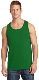 29K Men's Green Cotton Blended Vest