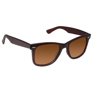 29K Men's Chocolate Brown UV Protection Wayferer Sunglasses