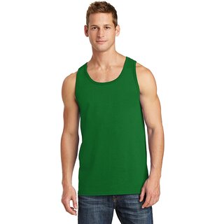 29K Men's Green Cotton Blended Vest
