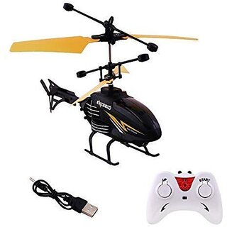 Thriftkart Hand Sensor Remote Control Helicopter Toys for Boys amp Girls Kids (Indoor amp Outdoor Flying) Colour as per Stock (Black)