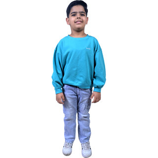                       Sweatshirt For Boy (Sky Blue)                                              