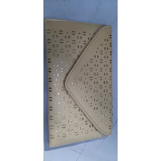 Stylish Yellow Golden Handbag With Golden Sling