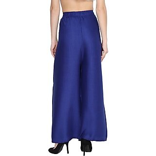                       29K Pack of 1 Navy Blue Rayon Palazzo - (ME-RP-Navy)                                              