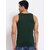 29K Men's Bottle Green Cotton Blended Vest