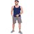 29K Men's Navy Blue Cotton Blended Vest