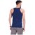 29K Men's Navy Blue Cotton Blended Vest