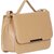 Women Beige Regular Use PU Sling Bag With Adjustable Strap