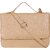 Women Beige Regular Use PU Sling Bag With Adjustable Strap