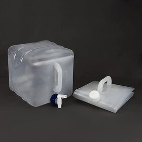 Fairbizps Semi-collapsible Jerry Cans Semi-solid Food Storage Cans Water Ca