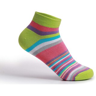 Fidato Women's Ankle Length Socks-Pack of 1 Assorted FDWS01