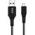 AXL CB-51 Lightning Round Braided Sync/Charging Cable for IOS with 3Amp Outputxe2x80x93 1 Meter (Black)