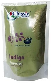 Classic Aroma Indigo Powder For Hair 100 Natural Black Dye Anti-dandruff