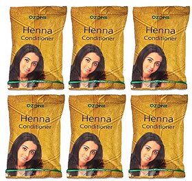 Ozone Henna Hair Conditioner  Pure Henna (Mehndi) Hair Color And Hair Conditioning Solution For Men  Women, 100 G (Pac