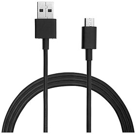 Micro USB Cable - 3.2 Feet (1 Meter) (Black, Pack of 3)