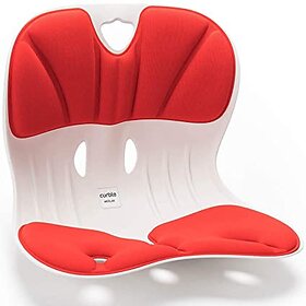 Curble Chair Wider for posture correction - Red