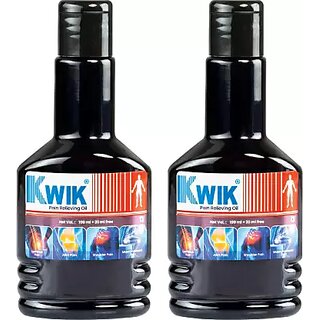 Kwik Pain Relieving Oil for Joint Pain Liquid  (2 x 120 ml)