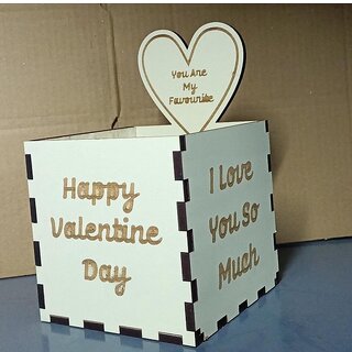                       Happy Valentine's Day Chocolate Box                                              