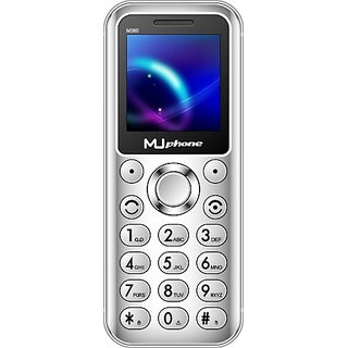 Muphone M380 (Silver, Dual Sim, 1.44 inch Display, 800 mAh Battery)