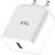 AXL FC22-5 22W | Wall Adapter with Cable | 3.0A Fast Charging | Single USB Port for All Mobile & Other USB Devices (White)