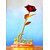 India gardening Artificial Red 24K Golden Rose Flowers