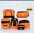 Pack of 7 Travel Bags Combo - Orange