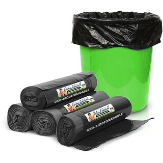 Clean Home Biodegradable Garbage Bags for Dustbin waste Disposal 4 Packs, 30 Bags in Each Pack