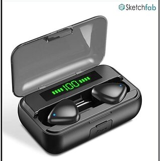                       TWAS-TMAX Wireless Noise Reduction Bluetooth Earbud (Black)                                              