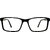 Affable Hardcoat Reading Eyeglasses  Men  Women Medium Black 726+1.00 (Pack of 1)