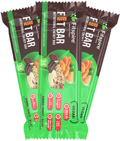Fitspire Fit Nutrition Energy Bar  Quinoa Almond, 35gm Each  Healthy Sugar Bar