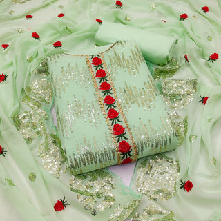 Sharda Creation Unstitched Embroidered Dress Material Sharda Creation Unstitched Embroidered Dress Material