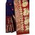 SVB Saree Blue Embellished Silk Saree