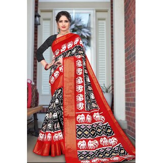                       SVB Saree Black Embellished Silk Saree                                              