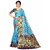 SVB Saree Sky Blue Embellished Silk Saree