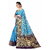 SVB Saree Sky Blue Embellished Silk Saree