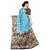 SVB Saree Sky Blue Embellished Silk Saree