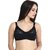 Women Full Coverage Non Padded Bra (Black)