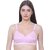 Women Full Coverage Non Padded Bra (Pink, Orange)
