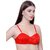 ZIVOK Women Full Coverage Lightly Padded Bra (Red)