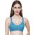 ZIVOK Women Full Coverage Non Padded Bra (Blue)