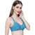 ZIVOK Women Full Coverage Non Padded Bra (Blue)