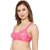 Women Non Padded Bra (Pink, Beige)
