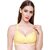ZIVOK Pack of 2 Women Full Coverage Non Padded Bra (Green, Yellow)