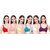 ZIVOK Pack of 6 Women Full Coverage Lightly Padded Bra (Multicolor)