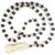 Yuvi Shoppe Sandalwood beads and Crystal glass beads Handmade 108+1 beads Mala