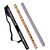 A Sharp Base Regular Bamboo Flute Indian Threading Perfect For Beginners, 21 inch Size 54 Cm Length With Free Carry Bag
