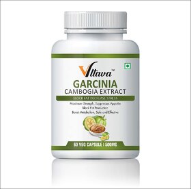 Vltava Garcinia Cambogia Weight Loss Fat Burner Pure Natural Formula 500mg 60 Capsules