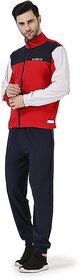 LACEIT  Men  Regular Track Suit (Red)