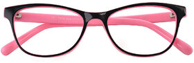 AFFABLE Junior Blue Cut Computer Glasses for Kids Zero Power Black Pink  110mm