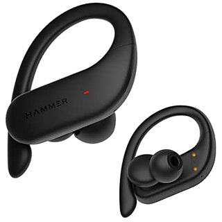 HAMMER KO2.0 Wireless Bluetooth inEar True Wireless Earbuds with Mic (Black)